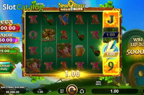 Οθόνη3. Spin O'Reely Gold Blitz Κουλοχέρης