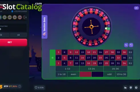 Οθόνη2. Roulette (BetFury Originals) Κουλοχέρης