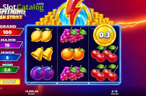 Οθόνη2. Lightning Cash Strike Κουλοχέρης