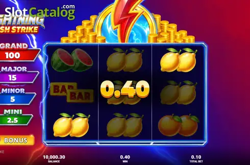 Οθόνη3. Lightning Cash Strike Κουλοχέρης