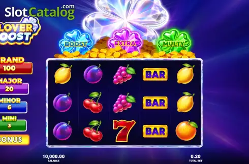 Οθόνη2. Clover Boost: Hold and Win Κουλοχέρης 