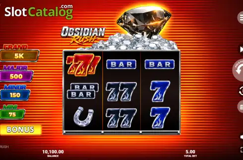 Οθόνη2. Obsidian Rush Κουλοχέρης 