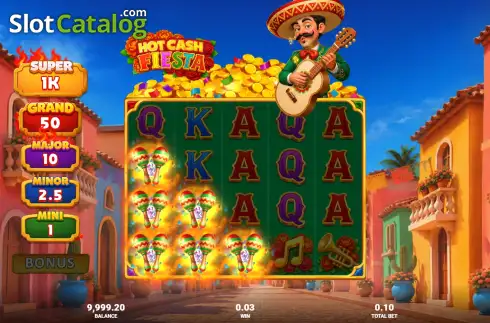 Οθόνη3. Hot Cash Fiesta Κουλοχέρης