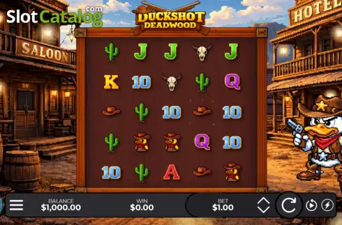 Οθόνη2. Duckshot Deadwood Κουλοχέρης 