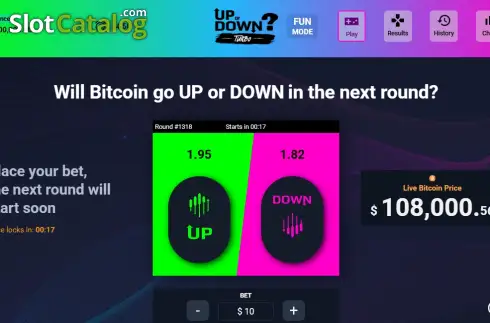 Οθόνη2. Bitcoin up or Down Κουλοχέρης