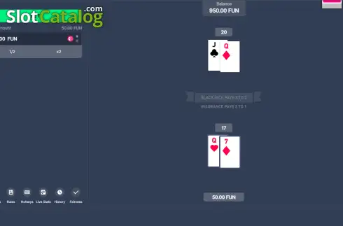 Οθόνη3. Blackjack (Bitstarz Originals) Κουλοχέρης