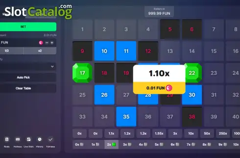 Οθόνη3. Keno (Bitstarz Originals) Κουλοχέρης