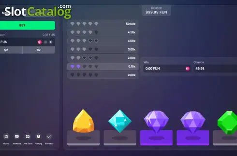 Οθόνη2. Diamonds (Bitstarz Originals) Κουλοχέρης