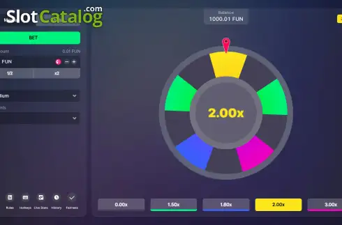 Οθόνη3. Wheel (Bitstarz Originals) Κουλοχέρης