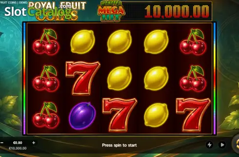 Οθόνη2. Royal Fruit Coins Κουλοχέρης 