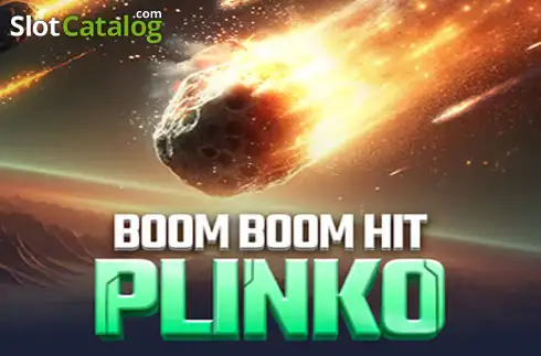 Boom Boom Hit Plinko Λογότυπο Boom Boom Hit Plinko Λογότυπο