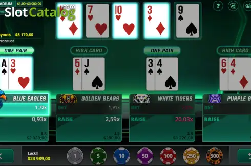 Οθόνη3. Poker Stadium Κουλοχέρης 