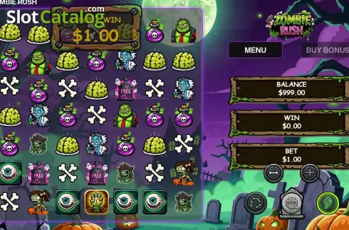 Οθόνη3. Zombie Rush (Blueberry Games) Κουλοχέρης