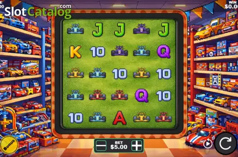 Οθόνη2. Toy Racing Κουλοχέρης