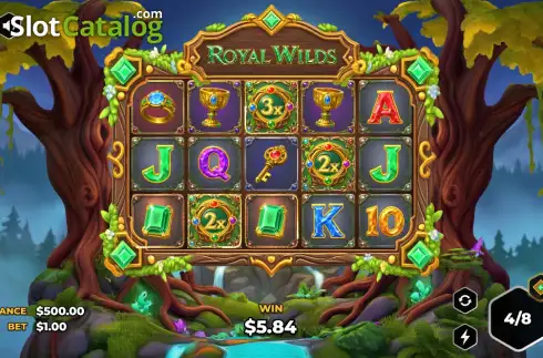 Οθόνη3. Royal Wilds Κουλοχέρης
