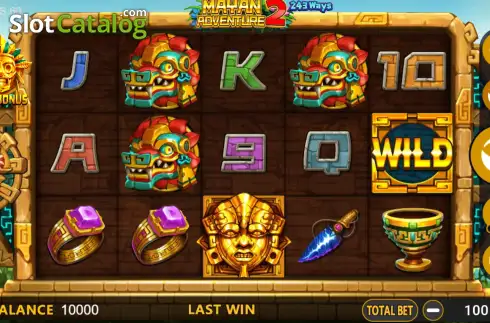 Οθόνη2. Mayan Adventure 2 Κουλοχέρης 