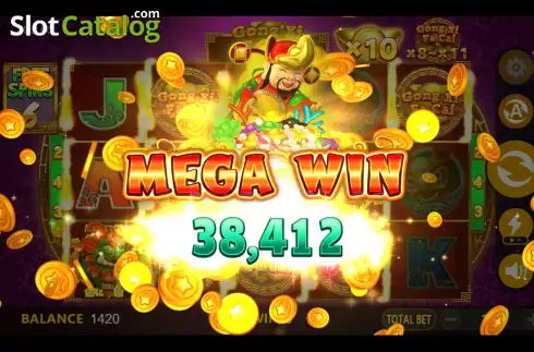 Οθόνη8. Gong Xi Fa Cai (BTGaming) Κουλοχέρης