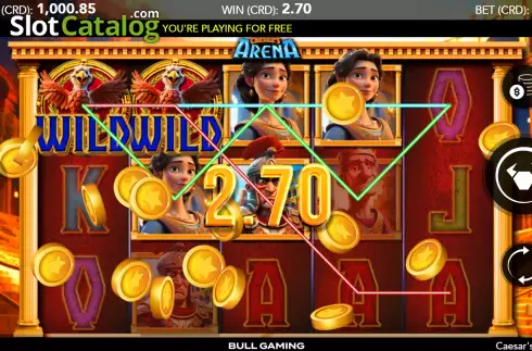 Οθόνη3. Caesar's Arena Κουλοχέρης