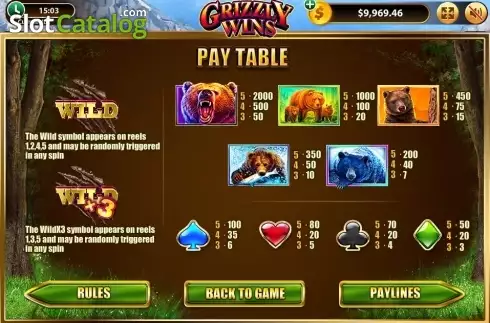 Οθόνη6. Grizzly Wins Κουλοχέρης