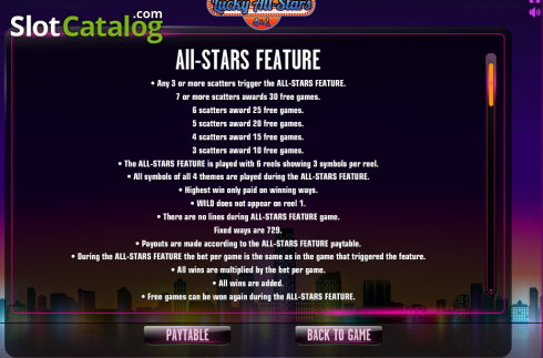 Οθόνη2. Lucky All-Stars 4 in 1 Κουλοχέρης 