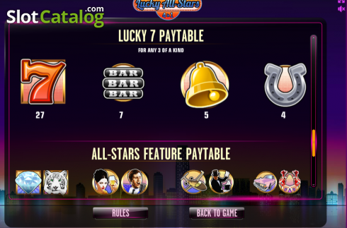 Οθόνη8. Lucky All-Stars 4 in 1 Κουλοχέρης 