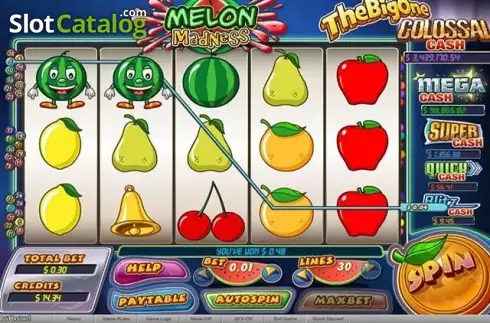 Οθόνη4. Melon Madness Κουλοχέρης