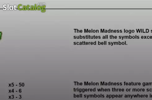 Οθόνη5. Melon Madness Deluxe Κουλοχέρης