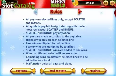 Οθόνη2. Merry Reels Κουλοχέρης