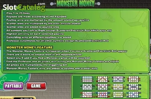 Οθόνη3. Monster Money Κουλοχέρης