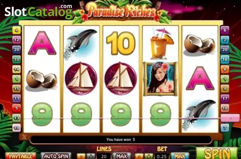 Οθόνη2. Paradise Riches Κουλοχέρης