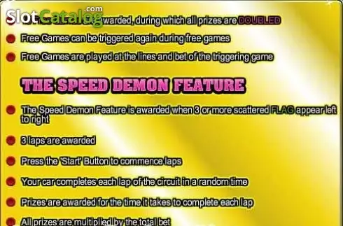 Οθόνη6. Speed Demon Κουλοχέρης