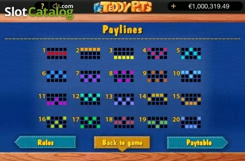 Οθόνη4. Teddy Pets Κουλοχέρης 
