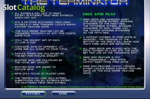 Οθόνη3. The Terminator Κουλοχέρης