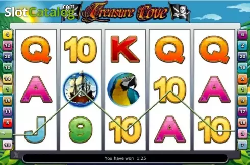 Οθόνη2. Treasure Cove (Bwin.Party) Κουλοχέρης