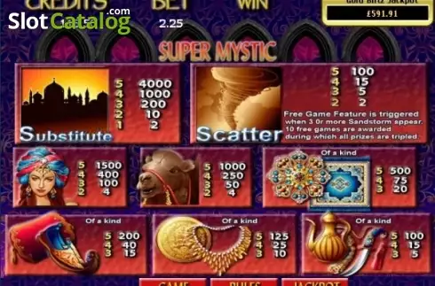 Οθόνη3. Super Mystic Κουλοχέρης