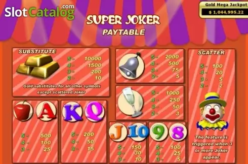 Οθόνη3. Super Joker (Bwin) Κουλοχέρης