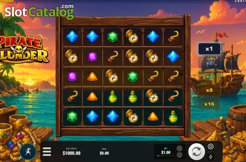 Οθόνη2. PIRATE PLUNDER (Cartel Gaming) Κουλοχέρης