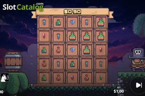 Οθόνη3. Pixel Pirate Κουλοχέρης 