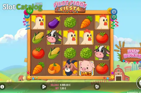 Οθόνη2. Pilot Piggy Fiesta Κουλοχέρης