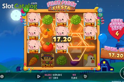 Οθόνη3. Pilot Piggy Fiesta Κουλοχέρης
