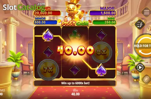 Οθόνη3. Piggy Cash: Hold and Win Κουλοχέρης