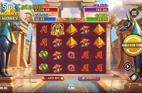 Οθόνη2. Mummy's Money: Hold and Win Κουλοχέρης 