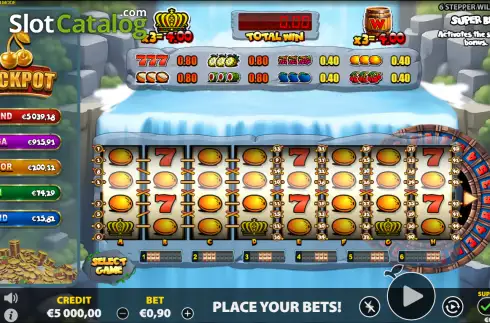 Οθόνη2. SIX STEPPER WILD FALLS Κουλοχέρης