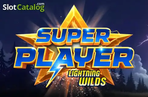 Super Player Lightning Wilds Λογότυπο Super Player Lightning Wilds Λογότυπο