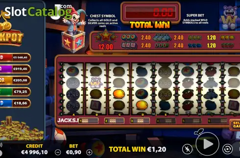 Οθόνη3. Jacks Crazy Coin Collector Κουλοχέρης