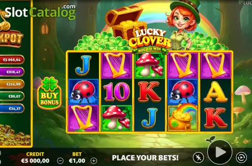 Οθόνη2. Lucky Clover Hold & Win Κουλοχέρης