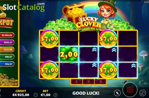 Οθόνη3. Lucky Clover Hold & Win Κουλοχέρης