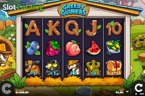 Οθόνη2. Greedy Guineas Κουλοχέρης