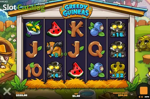 Οθόνη3. Greedy Guineas Κουλοχέρης