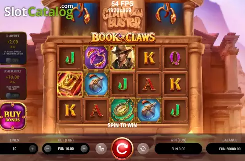 Οθόνη2. Book of Claws Κουλοχέρης 